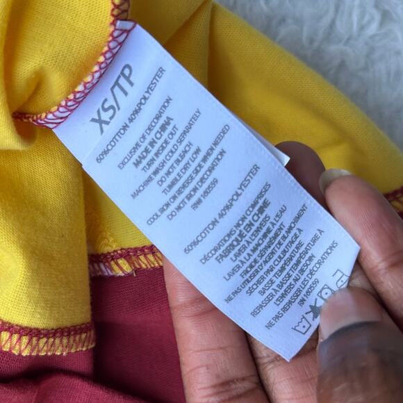 Wear by Erin Andrews Iowa State Cyclones Baby Tee Size XS - Picture 9 of 9